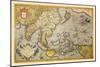 Map of South East Asia-Abraham Ortelius-Mounted Premium Giclee Print