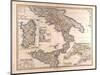 Map of South Italy, 1872-null-Mounted Giclee Print