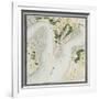 Map of South West-Point, Virginia, from 'Guerre De L'Amerique', 1782-F. Dubourg-Framed Giclee Print