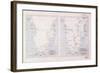 Map of Southern Africa, 1913 - before and after Livingstone-null-Framed Giclee Print