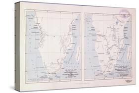 Map of Southern Africa, 1913 - before and after Livingstone-null-Stretched Canvas