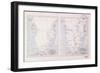 Map of Southern Africa, 1913 - before and after Livingstone-null-Framed Giclee Print