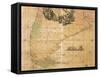 Map of Southern America by Frederick De Wit-null-Framed Stretched Canvas