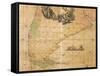 Map of Southern America by Frederick De Wit-null-Framed Stretched Canvas