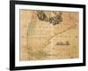 Map of Southern America by Frederick De Wit-null-Framed Giclee Print