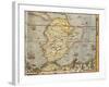 Map of Southern America from Cosmographie by Andre Thevet, 1502-1590-null-Framed Giclee Print