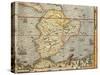 Map of Southern America from Cosmographie by Andre Thevet, 1502-1590-null-Stretched Canvas