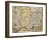 Map of Southern America from Cosmographie by Andre Thevet, 1502-1590-null-Framed Giclee Print