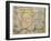 Map of Southern America from Cosmographie by Andre Thevet, 1502-1590-null-Framed Giclee Print