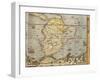 Map of Southern America from Cosmographie by Andre Thevet, 1502-1590-null-Framed Giclee Print