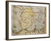 Map of Southern America from Cosmographie by Andre Thevet, 1502-1590-null-Framed Premium Giclee Print