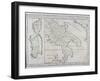 Map of Southern Italy, Corsica, and Sardinia known in Ancient Times as Great Greece or Magnia…-Guillaume Delisle-Framed Giclee Print