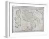 Map of Southern Italy, Corsica, and Sardinia known in Ancient Times as Great Greece or Magnia…-Guillaume Delisle-Framed Giclee Print