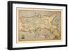 Map of Southern Italy-Abraham Ortelius-Framed Art Print