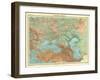 Map of Southern Russia-Unknown-Framed Giclee Print