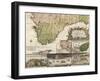 Map of Southern Spain and Andalusia-null-Framed Giclee Print