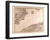 Map of Spain, 1872-null-Framed Giclee Print