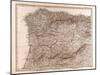 Map of Spain, 1872-null-Mounted Giclee Print
