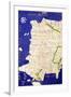Map of Spain and Portugal, from "Geographia"-Ptolemy-Framed Giclee Print
