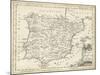 Map of Spain-T. Jeffreys-Mounted Art Print