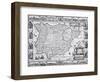 Map of Spain-null-Framed Giclee Print