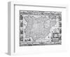 Map of Spain-null-Framed Giclee Print