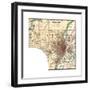 Map of St. Louis (C. 1900), Maps-Encyclopaedia Britannica-Framed Giclee Print