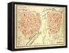 Map of St. Omer and Cambrai, France-null-Framed Stretched Canvas
