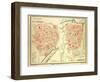 Map of St. Omer and Cambrai, France-null-Framed Giclee Print