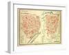 Map of St. Omer and Cambrai, France-null-Framed Giclee Print