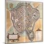 Map of St. Omer from Civitates Orbis Terrarum-null-Mounted Giclee Print