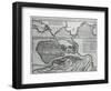 Map of St.Petersburg, c.1750-null-Framed Giclee Print