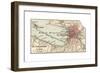 Map of St. Petersburg (C. 1900), Maps-Encyclopaedia Britannica-Framed Giclee Print