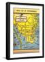 Map of St. Petersburg, Florida-null-Framed Art Print