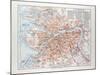 Map of St. Petersburg Russia, 1899-null-Mounted Giclee Print