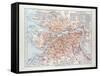 Map of St. Petersburg Russia, 1899-null-Framed Stretched Canvas