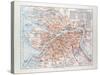 Map of St. Petersburg Russia, 1899-null-Stretched Canvas