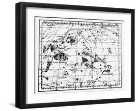 Map of Stellar Constellations, 1775-null-Framed Giclee Print