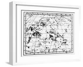 Map of Stellar Constellations, 1775-null-Framed Giclee Print