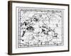 Map of Stellar Constellations, 1775-null-Framed Giclee Print