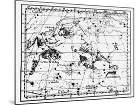 Map of Stellar Constellations, 1775-null-Mounted Giclee Print