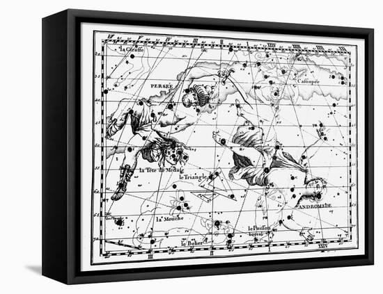 Map of Stellar Constellations, 1775-null-Framed Stretched Canvas