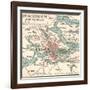 Map of Stockholm (C. 1900), Maps-Encyclopaedia Britannica-Framed Art Print