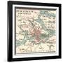 Map of Stockholm (C. 1900), Maps-Encyclopaedia Britannica-Framed Art Print