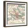 Map of Stockholm (C. 1900), Maps-Encyclopaedia Britannica-Framed Art Print