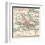 Map of Stockholm (C. 1900), Maps-Encyclopaedia Britannica-Framed Art Print