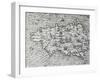 Map of Sumatra, Engraving-Andre Thevet-Framed Giclee Print