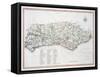 Map of Sussex, 26th March 1805-John Cary-Framed Stretched Canvas