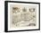 Map of Sussex-null-Framed Giclee Print