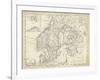 Map of Sweden and Denmark-T. Jeffreys-Framed Art Print